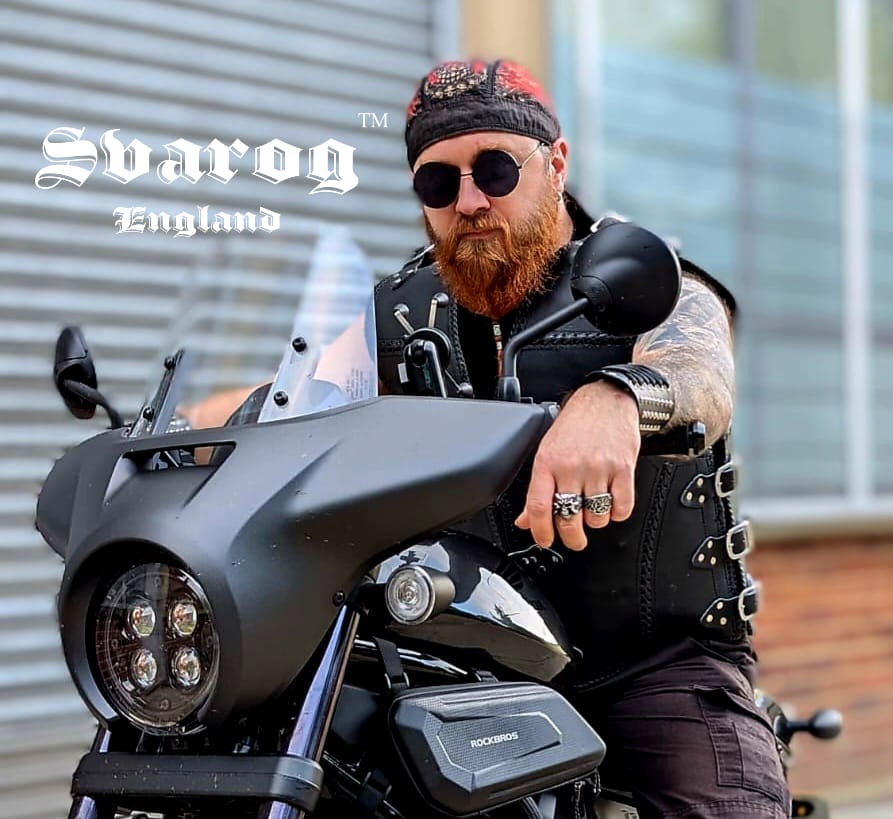 SVAROG Heavy Duty 4-7 MM Thick Buffalo Leather Vest “INVADER” - Phoenix 212 Clothing