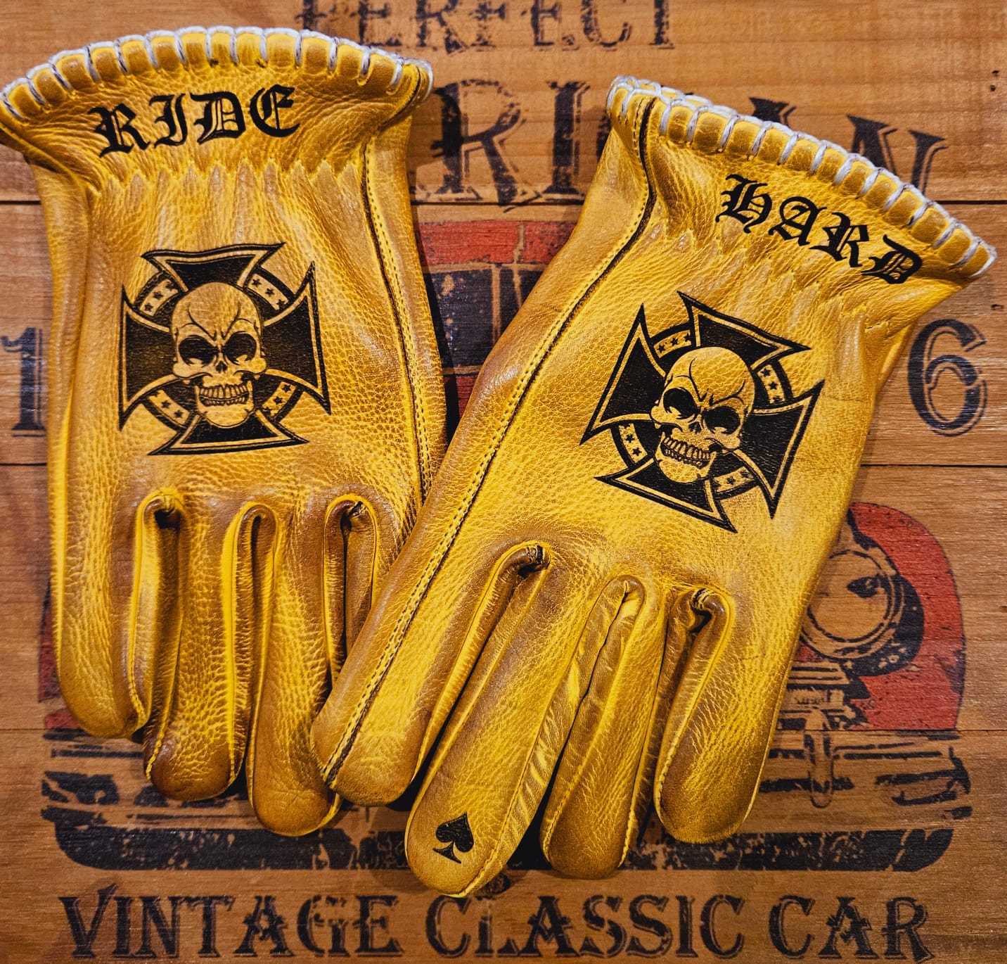 Hand Made Gloves Svarog Storm 5499 Real Leather Gloves / Shanks - Phoenix 212 Clothing