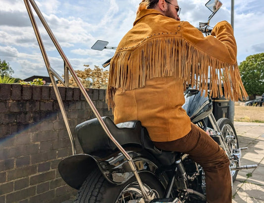 Svarog England Old School Brown Suede Leather Jacket - Phoenix 212 Clothing