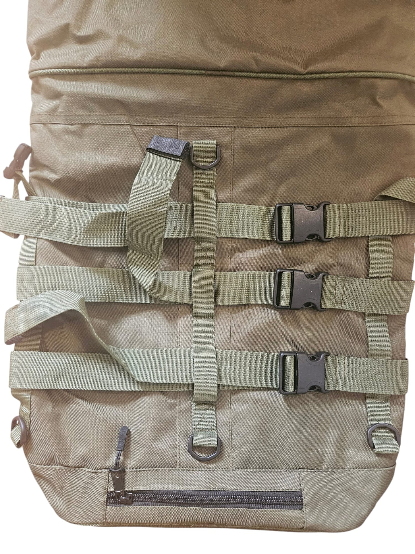 Svarog England Sissybar luggage bag olive and black for chopper / bobber