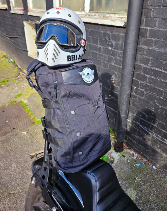 Svarog England Sissybar luggage bag olive and black for chopper / bobber - Phoenix 212 Clothing