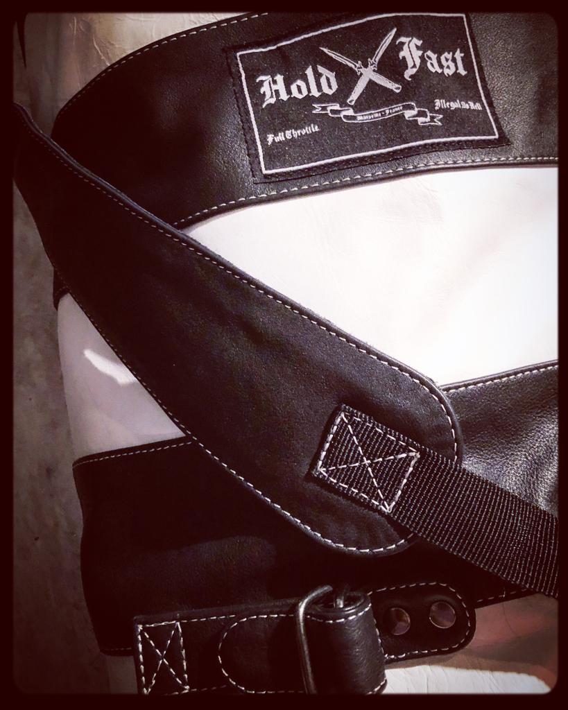 Hold Fast Prison Biker Motorcycle Leather Rocker Bag