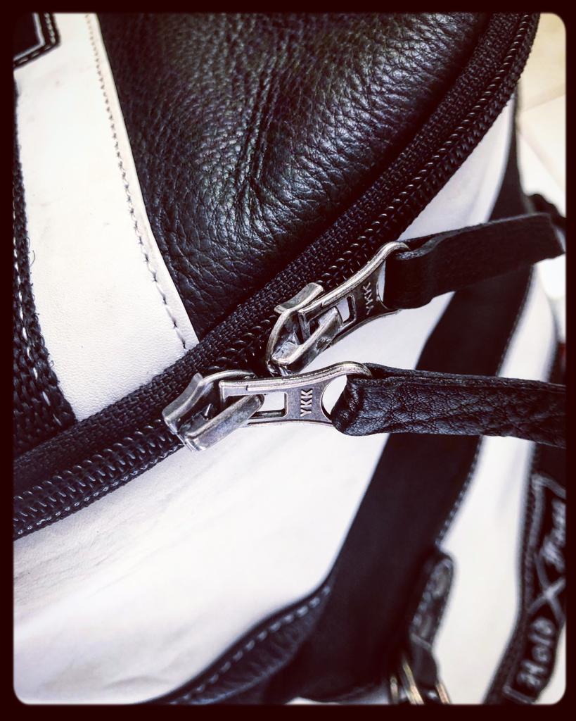 Hold Fast Prison Biker Motorcycle Leather Rocker Bag