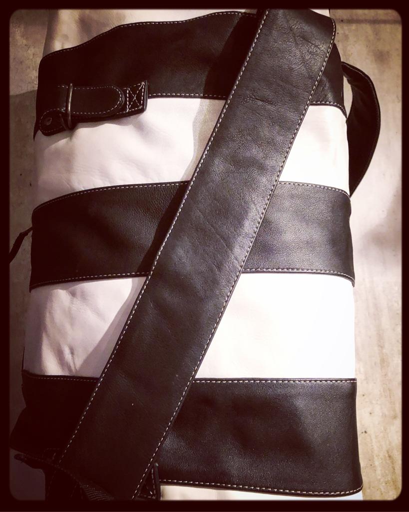 Hold Fast Prison Biker Motorcycle Leather Rocker Bag