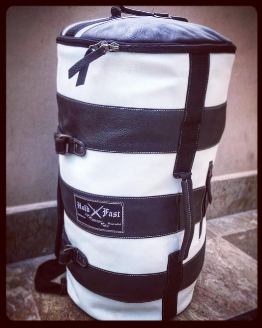 Hold Fast Prison Biker Motorcycle Leather Rocker Bag