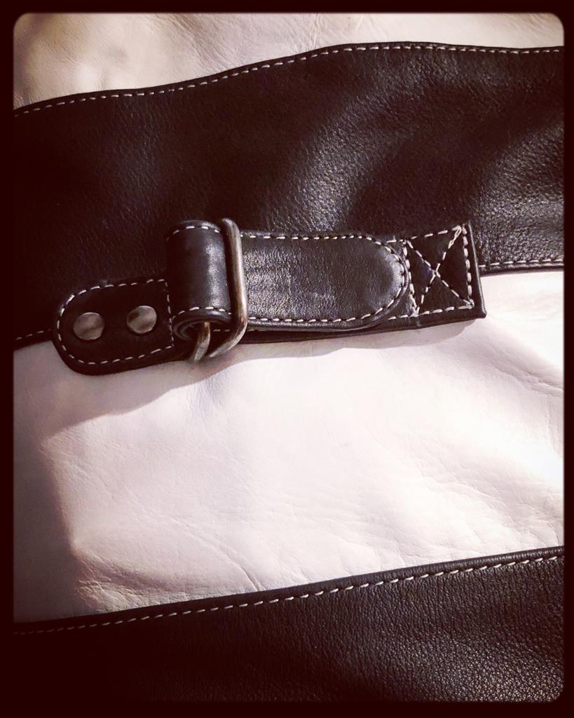Hold Fast Prison Biker Motorcycle Leather Rocker Bag