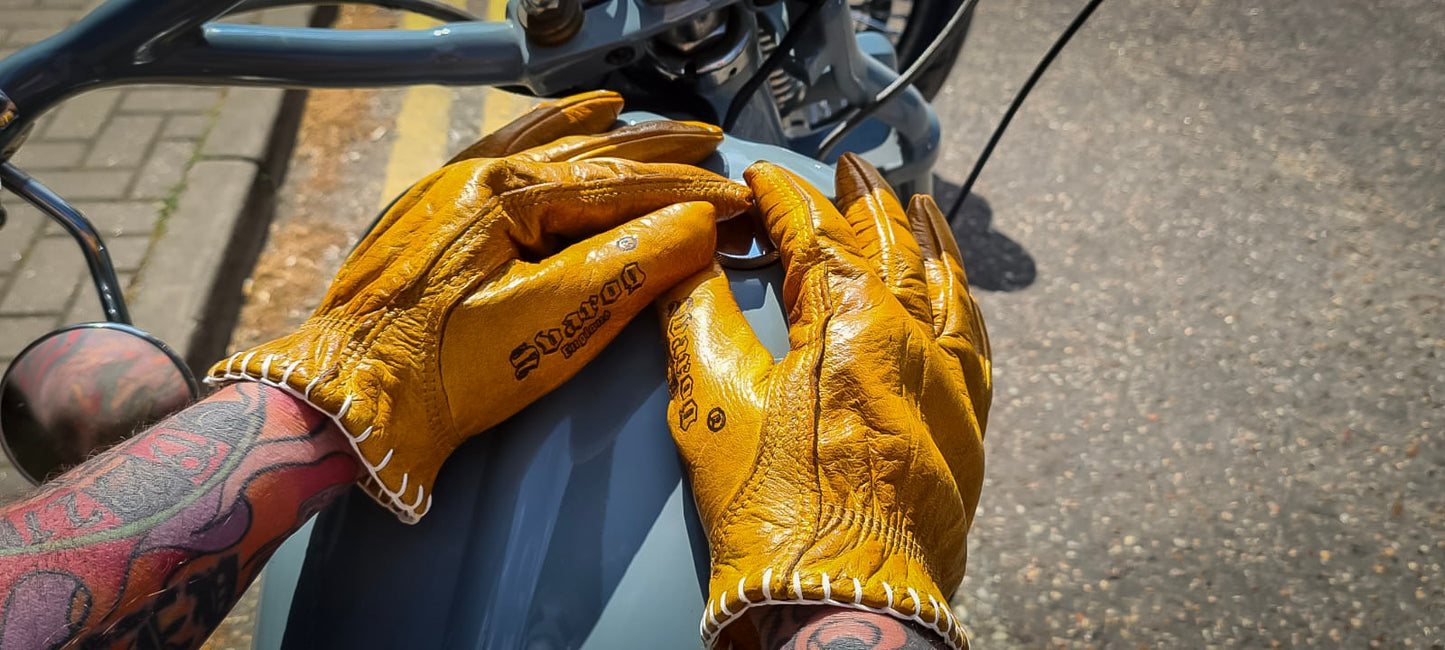 Biker Gloves STORM Rider 7819 for chopper harley / bobber riders - Phoenix 212 Clothing