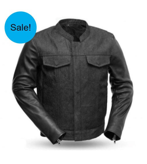 SVAROG England Denim/Leather Jacket