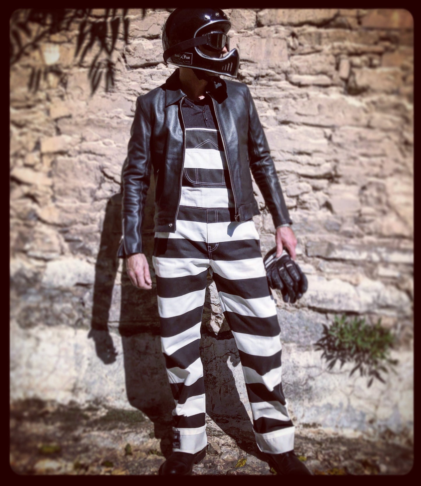 Prisoner Outlaw Biker Motorcycle Japanese Prison Pants