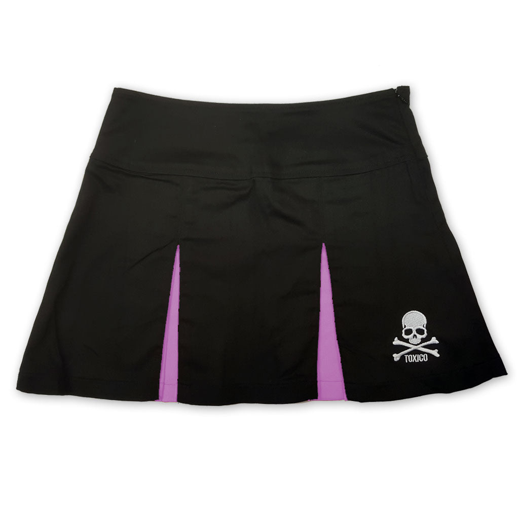 Skull & Bones Cheer Skirt - Toxico Clothing