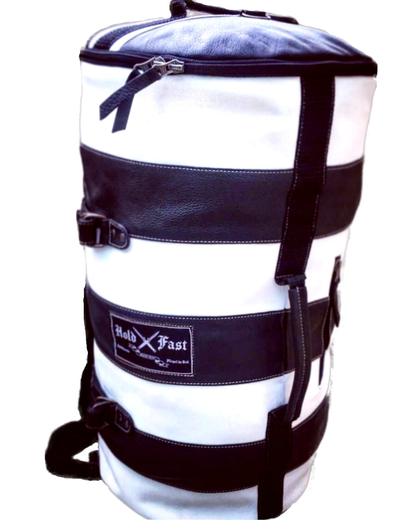Hold Fast Prison Biker Motorcycle Leather Rocker Bag
