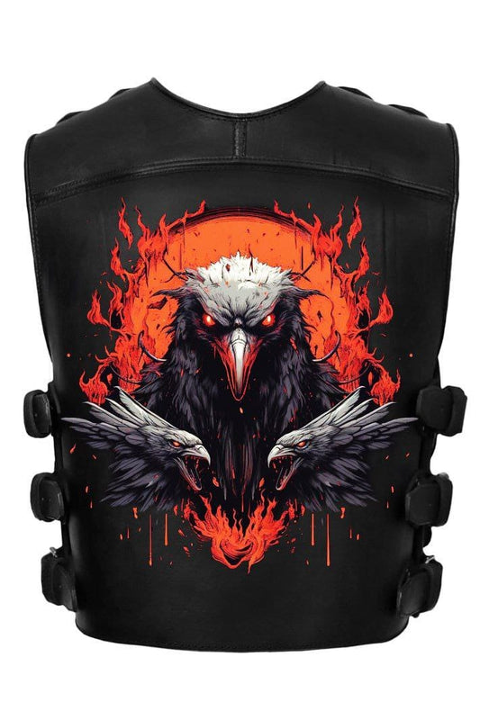 Custom made buffalo vest- your design or our art specialists