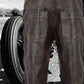 Svarog England Leather Laced Trouser Bronze