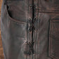 Svarog England Leather Laced Trouser Bronze