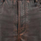Svarog England Leather Laced Trouser Bronze