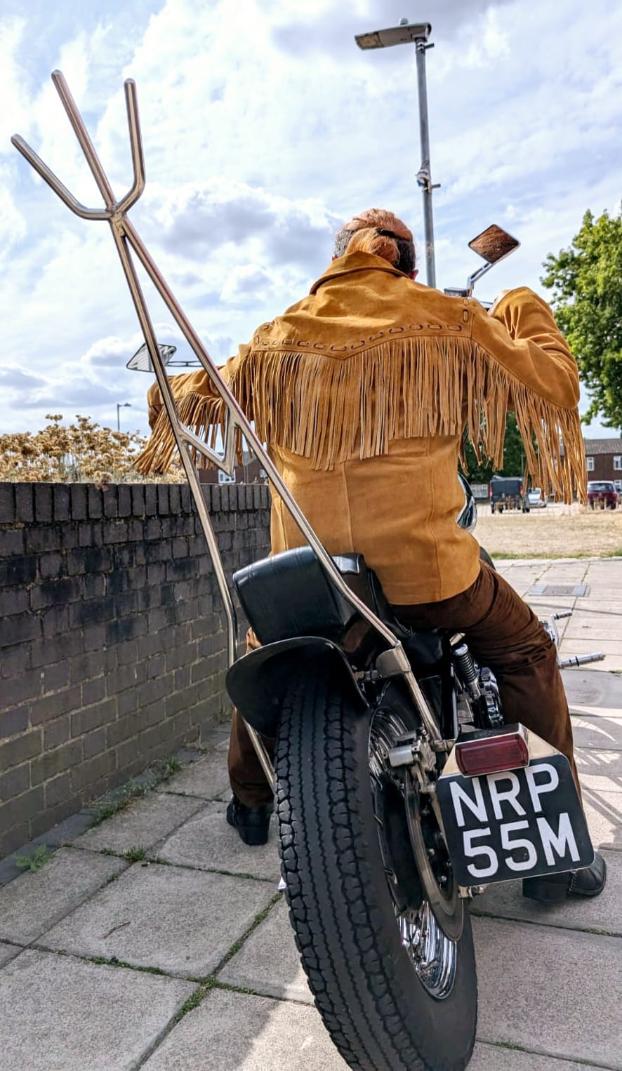 Svarog England Old School Brown Suede Leather Jacket