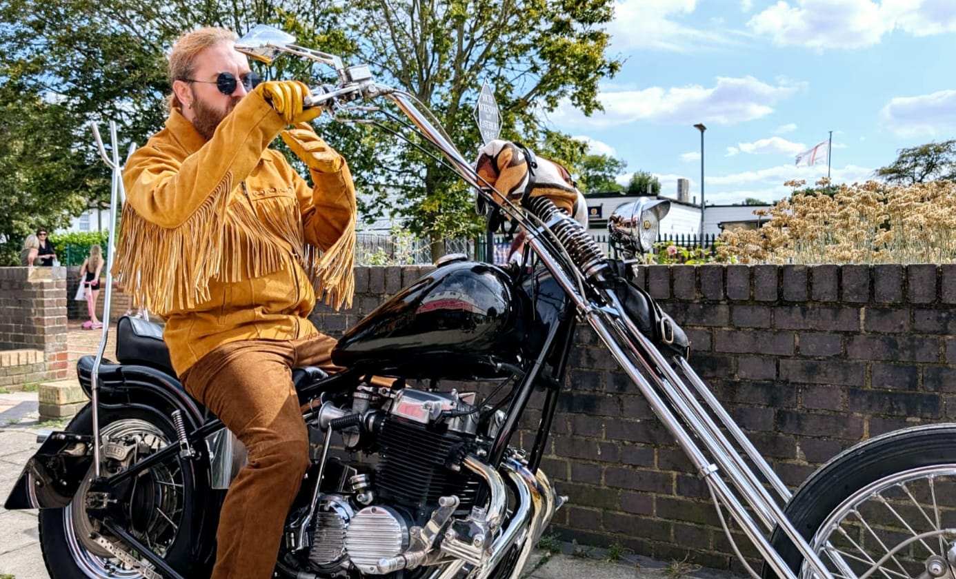 Svarog England Old School Brown Suede Leather Jacket