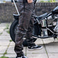 Svarog England Leather Laced Trouser Bronze