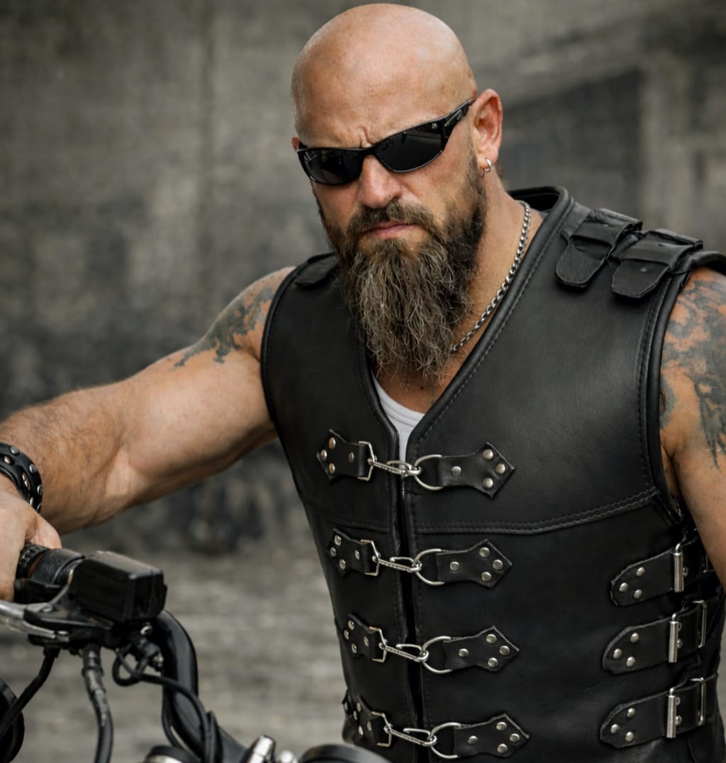 SVAROG Heavy Duty 4-7 MM Thick Buffalo Leather Vest “INVADER” - Phoenix 212 Clothing