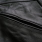 SVAROG Black Leather Cut / Vest with removable hood - Phoenix 212 Clothing