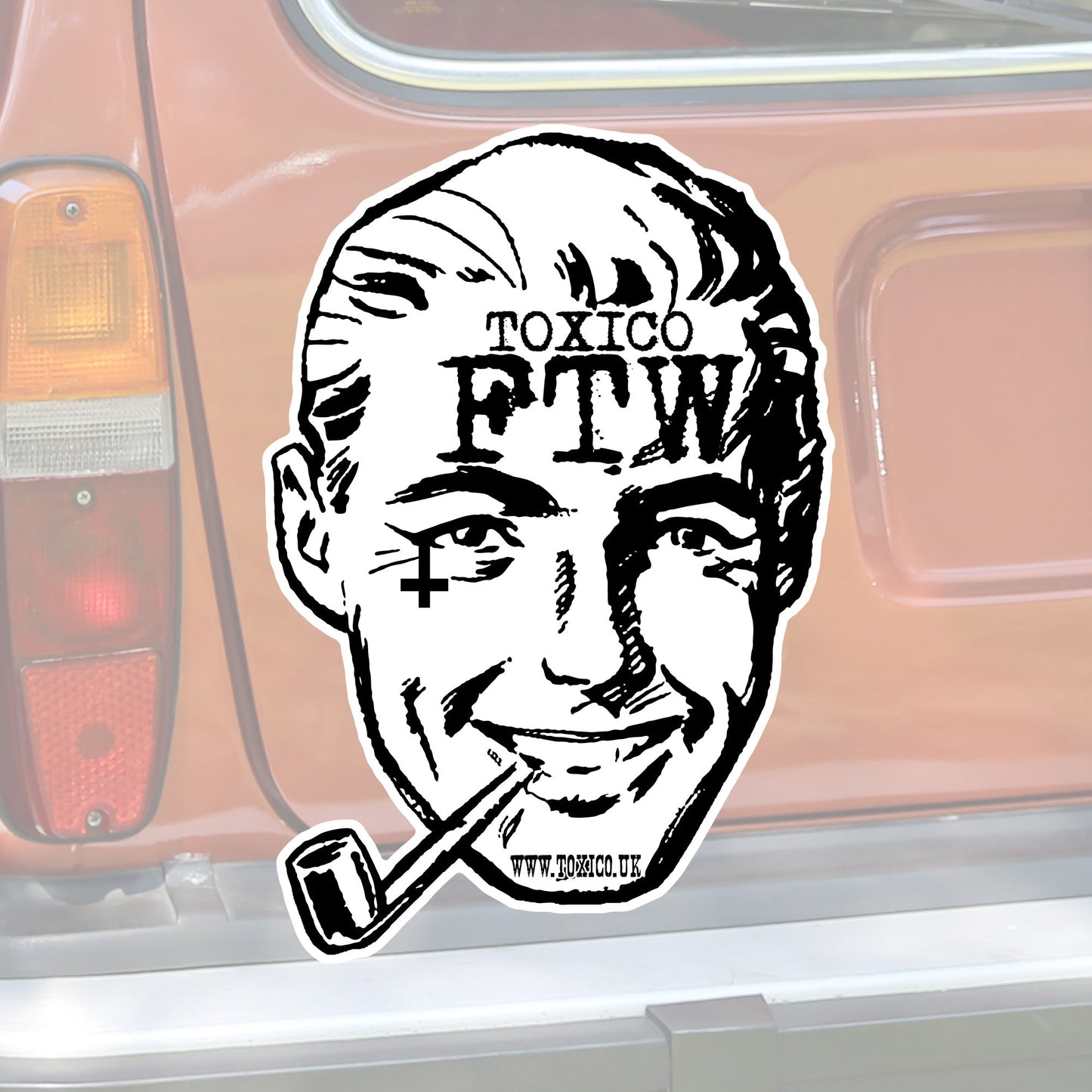 FTW Man Sticker - Toxico Clothing