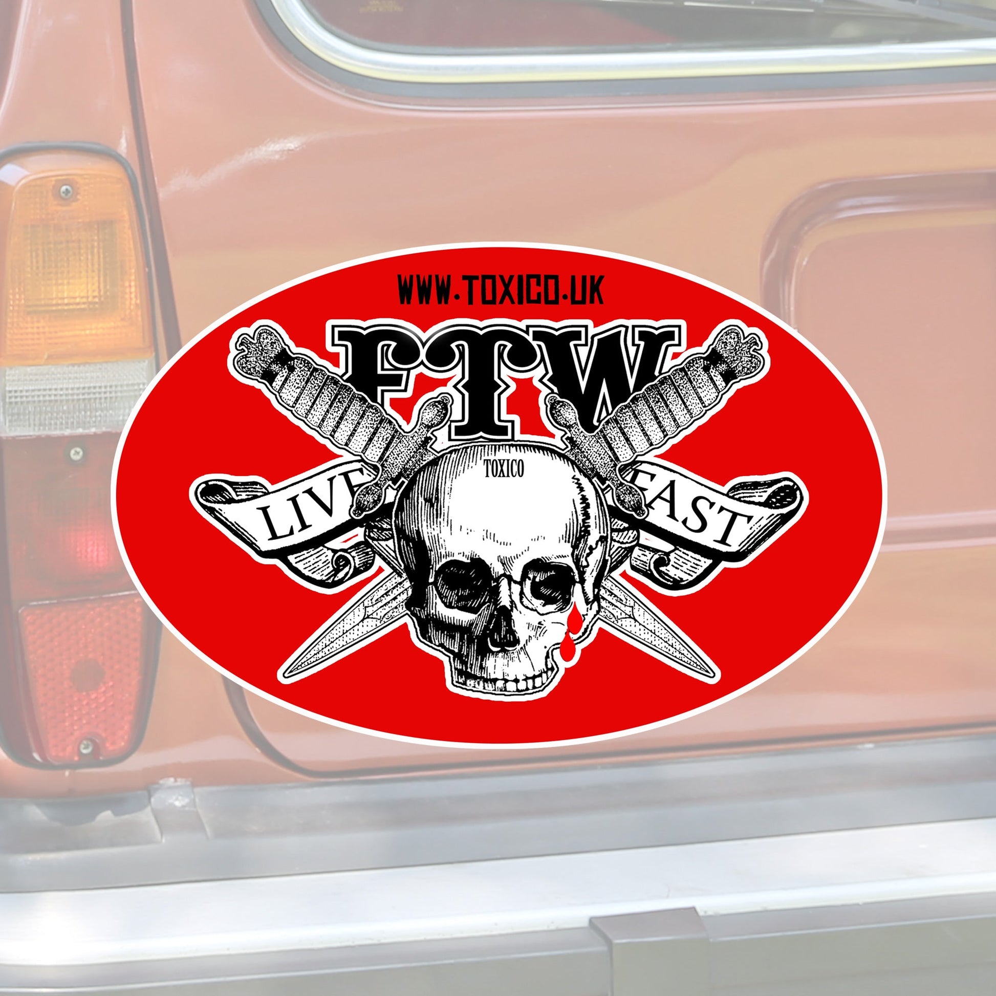 FTW Sticker - Toxico Clothing