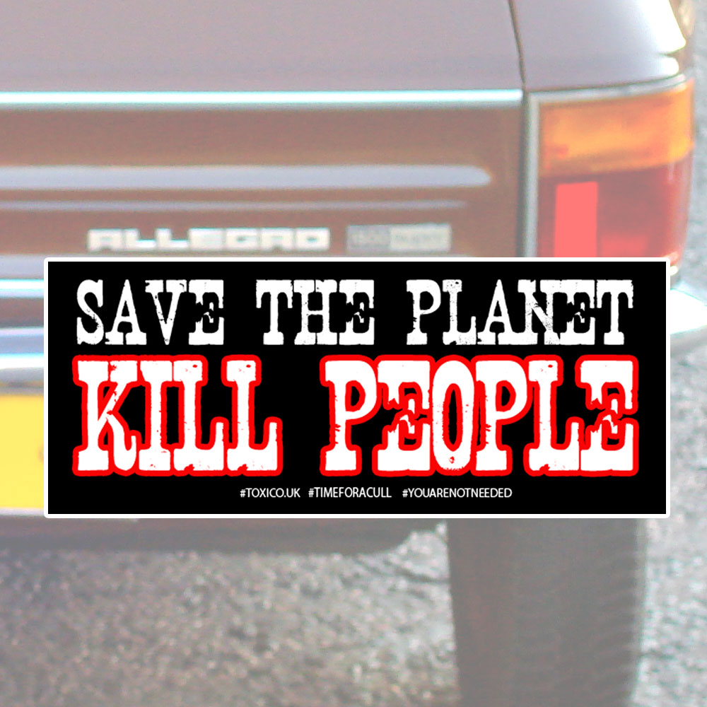 Kill People Bumper Sticker - Toxico Clothing