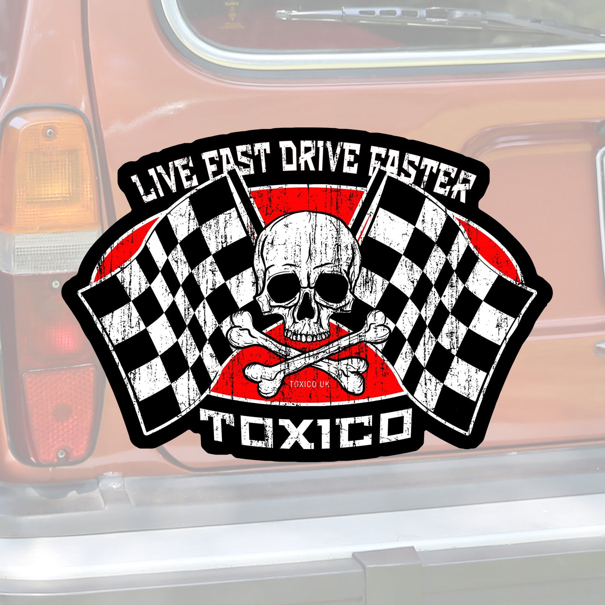 Live Fast Sticker - Toxico Clothing