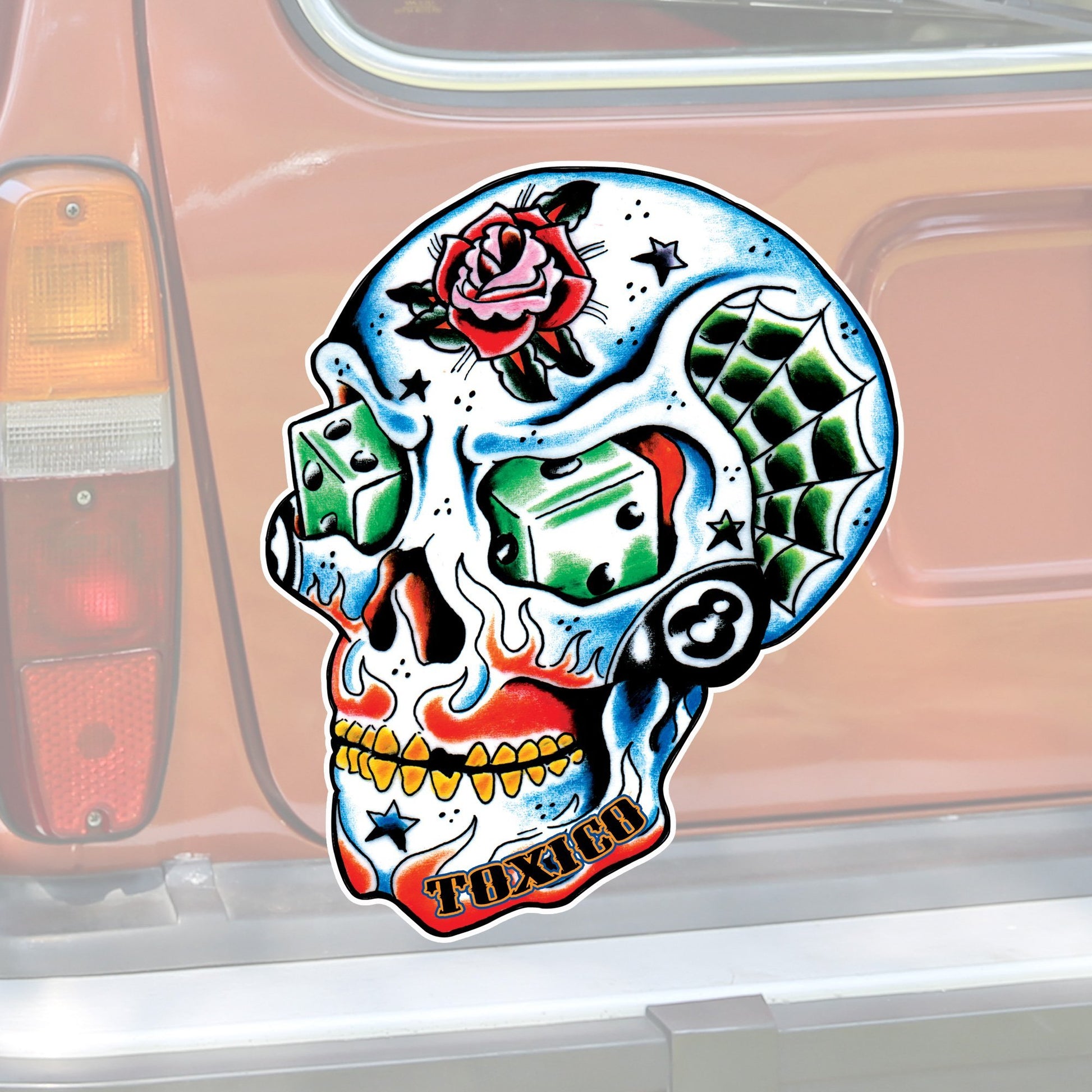 Tattoo Skull Sticker - Phoenix 212 Clothing