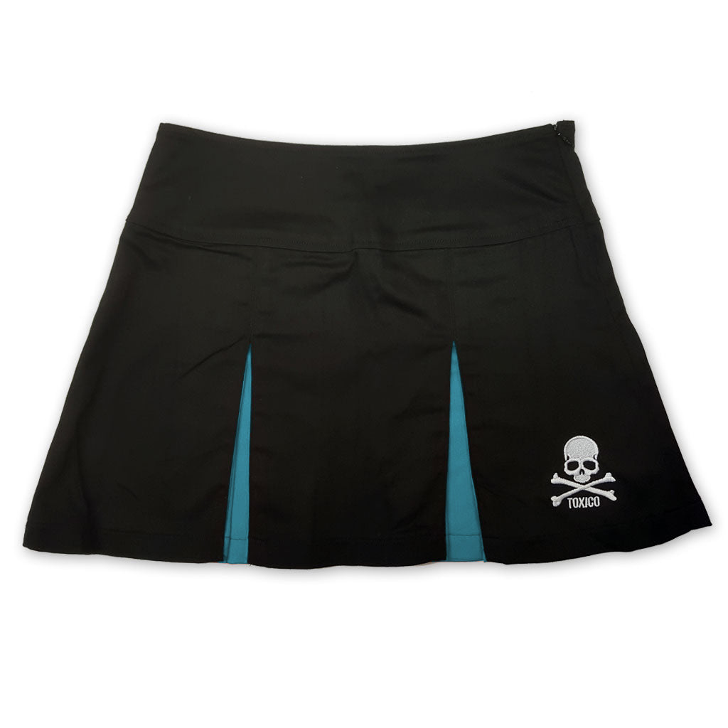 Skull & Bones Cheer Skirt - Toxico Clothing