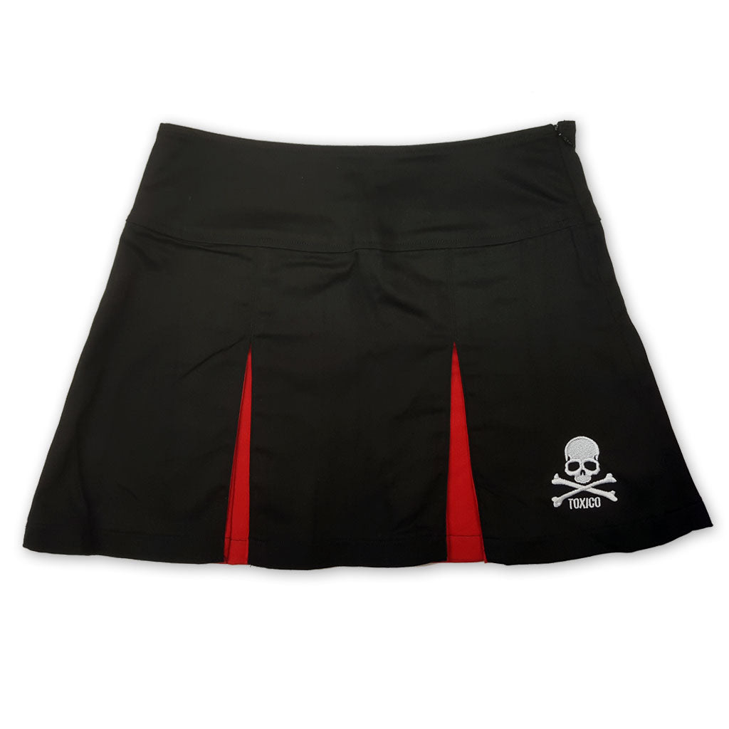 Skull & Bones Cheer Skirt - Toxico Clothing
