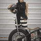 Hold Fast Vintage Denim Womens Old School Biker Motorcycle Japanese Style Prisoner Pants